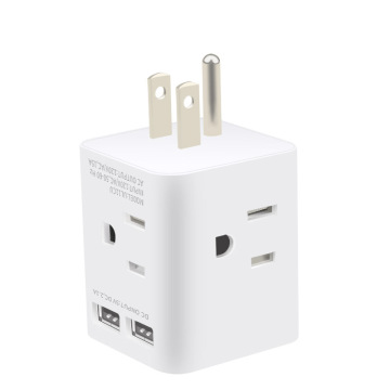 Wonplug Outlet Extender USB Wall Charger Surge Protector Power Strip