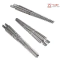 Bimetallic Conical Twin Cylinder Screw Barrel Para sa Weber CE5 Extruder