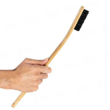 7mo Wholesale Bamboo Handle Car Wheel Brush for Detail Washing