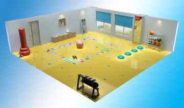 Enlio Cutomized Color and Pictures DIY PVC Floor