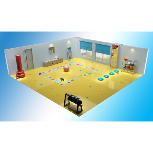 Enlio Cutomized Color and Pictures DIY PVC Floor for Multipurpose Places