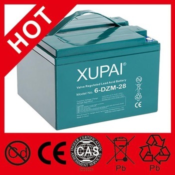 36 volt electric bike battery/XUPAI 6-DZM-28 Battery