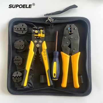 HS-30J Electrical Hand Crimping Tool Set with Wire Stripper HS-D1 and Cutter
