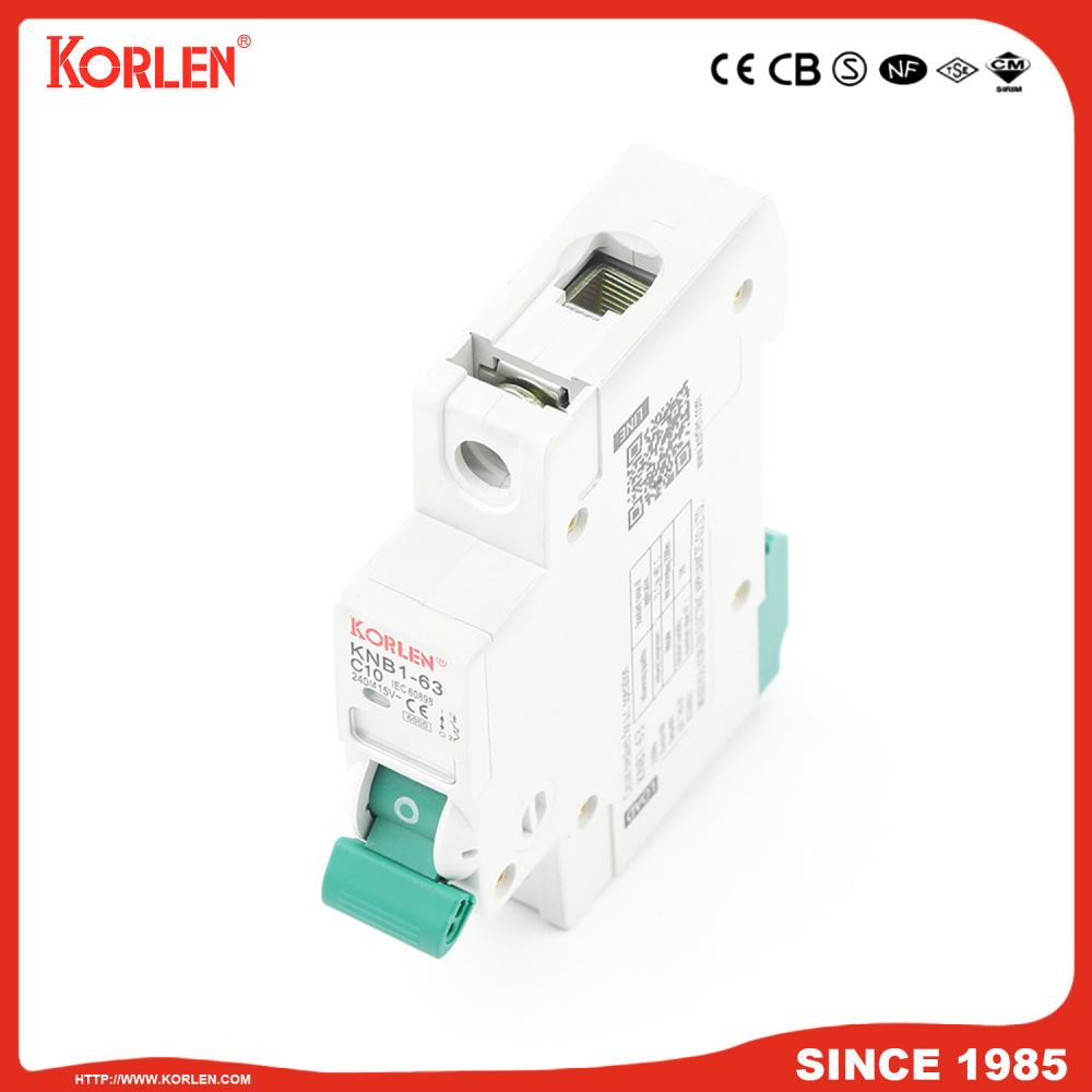 Miniature Circuit Breaker 4.5KA 63A 2P with SIRIM