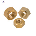 brass colored hex nut brass nut