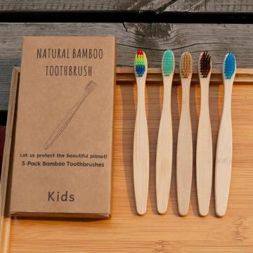 Eco friendly bamboo toothbrush kids