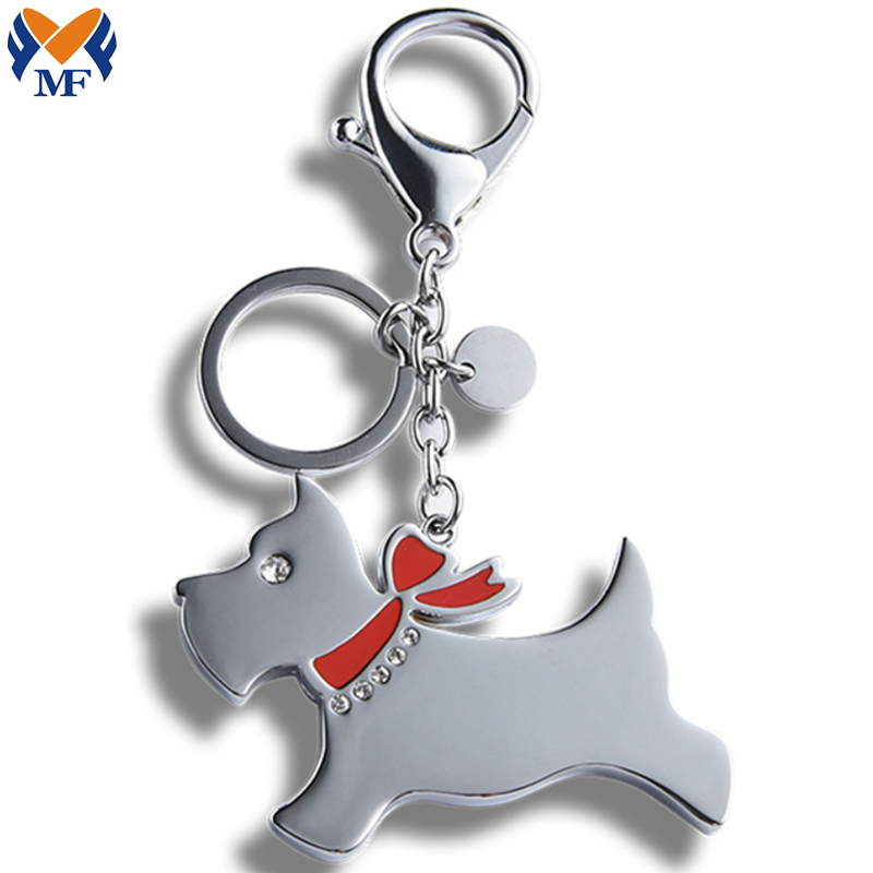 Dog Keychain Metal