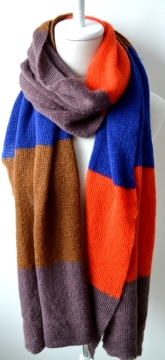 Acrylic Knitted Shawl (12-BR201812-11)