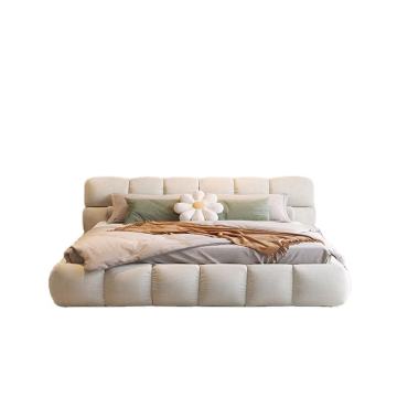 modern milk velvet bedmaster bedroom puff bed