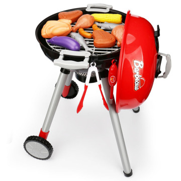 Set Toy Kitchen BBQ Grill Interaktif BBQ yang realistik: Playset sempurna untuk kanak -kanak dengan kesan cahaya &amp; bunyi semburan