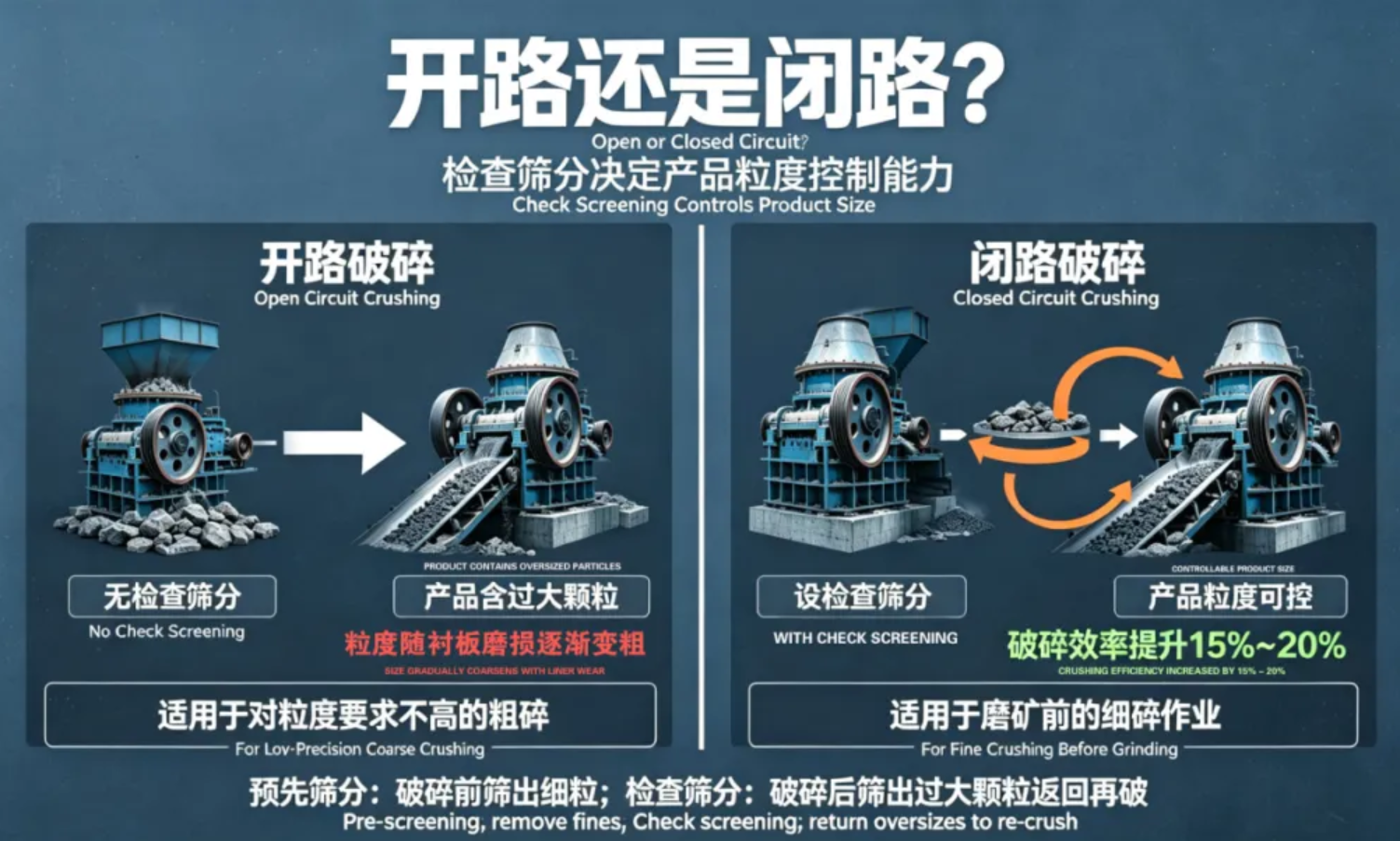 The difference between open circuit and closed circuit