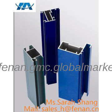 Profil d'extrusion en aluminium pour portes et wndow