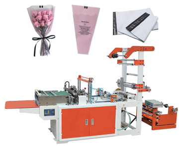 Automatic Gluing Express Bag Making Machine for OPP PP BOPP PE PVC Plastic Film Side Sealing