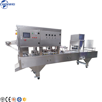 Hot Sale Automatic Cup Filling and Sealing Machine for Jelly, Juice, and Yogurt