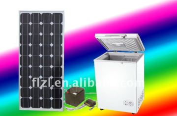 2014 new design 100L solar freezer ac/dc convertible, customizable solar freezer