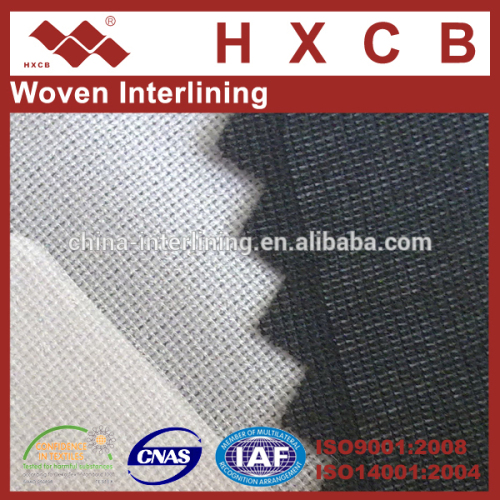 (3310)Polyester Fusible Warp Knitting Woven Interfacing Fabric For garment