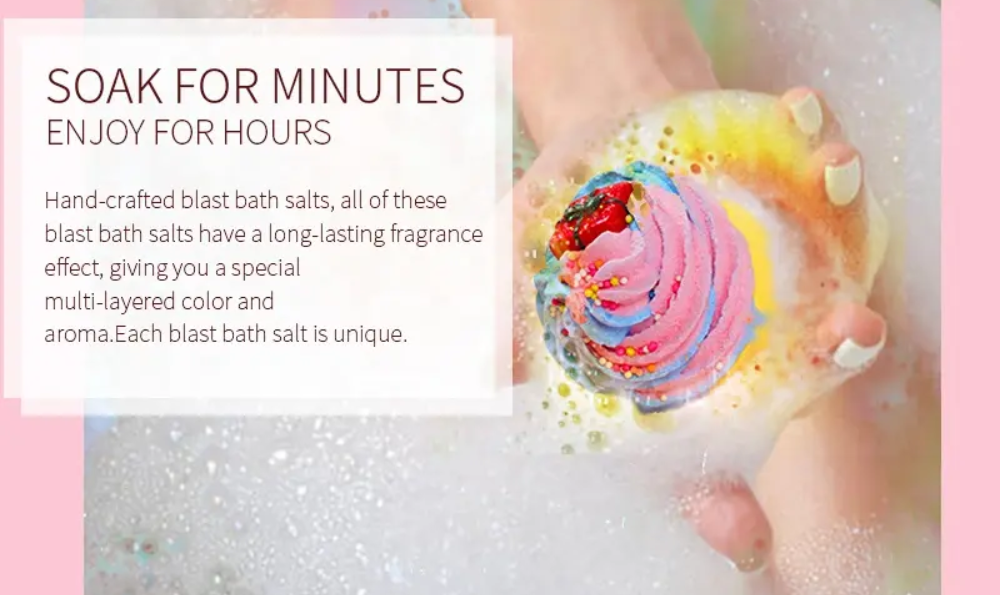 Cute Unique Bath Salt Ball Bath Bomb