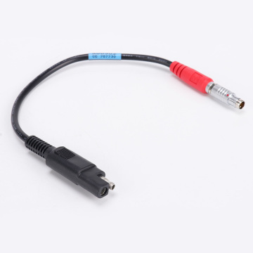 Power Cable Adapter: 5 Pin to SAE Connector for Total Station Equipment