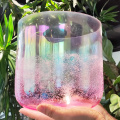 Tigela de cristal de alquimia turmalina rosa