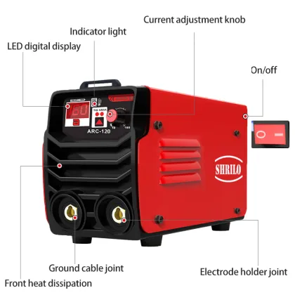 220V Lightweight DC Inverter Metal Arc Welder, 120 Amp