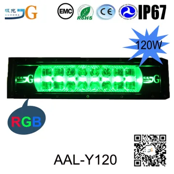13.5 Inch 120W RGB Led Light Bar With Logo,Flash Multi Color Led Light Bar For Tractor Marine