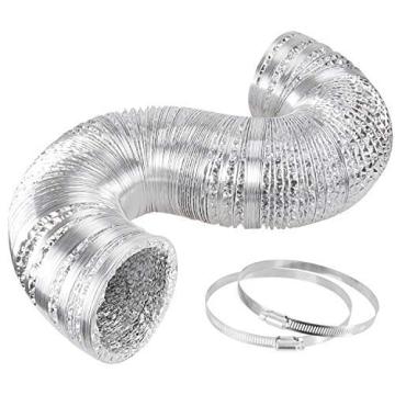 Air Conditioner Non-Insulated Flex Air Aluminium Ducting untuk Ventilasi HVAC