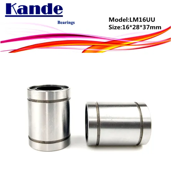 LM16UU 1pc High quality LM16 Linear Bearing 16x28x37 mm LM16 UU for 3d printer Linear Bearing SM16UU