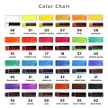 24 Colors Half Pan Watercolor Paint Single Color