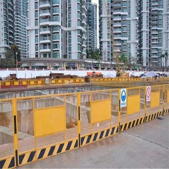 mobile foundation pit fence