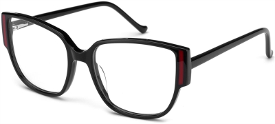 C1 Acetate Sunglasses Black_Red