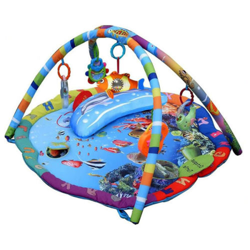 NEW Baby Musical Activity Baby Play Mat, Play gym Mat Ocean Sealife Design