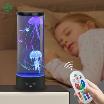 Long-Lasting Silent LED Jellyfish Aquarium Lamp for Bedroom Desks