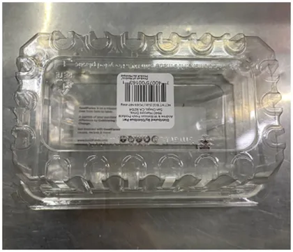 Transparent Plastic Strawberry Packaging for Trader Joe