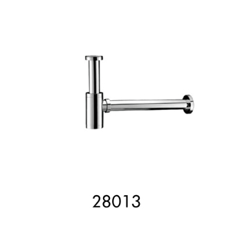 Chrome Siphon Brass Vottle Drainers สำหรับโรงแรม - การออกแบบที่เรียบง่ายสำหรับห้องน้ำ