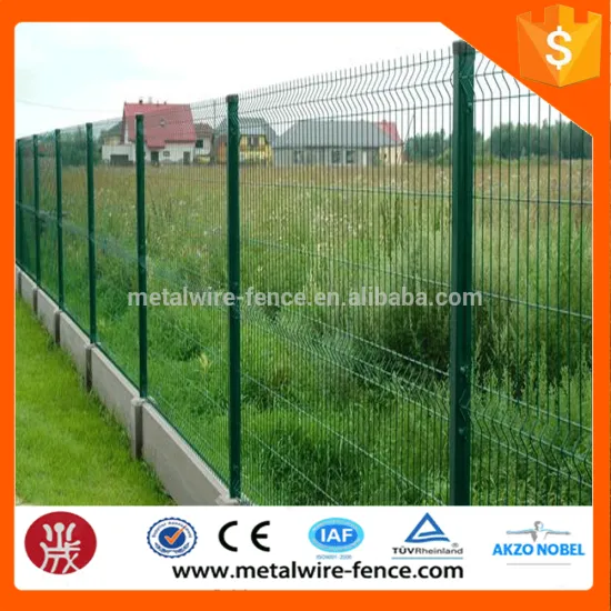 3V bending triangular wire mesh fence (China manufacture)