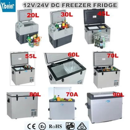BEIER Brand DC Freezer Mini Car Fridge Freezer 60L