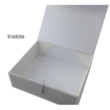 Ribbon Closure Customized Gift Card Box Clothing Box