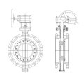Triple Eccentric Butterfly Valve (Flanged Type)