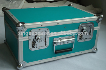 Aluminum framed /ABS/plastic /pvc tool case display case with tools board/eva mold