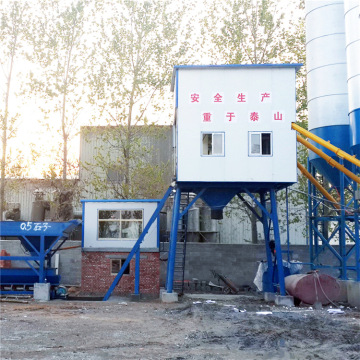 HZS hopper lift batching plant for sale