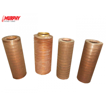 ASME Copper-Aluminum Extruded Fin Heat Cooler Fin Tube