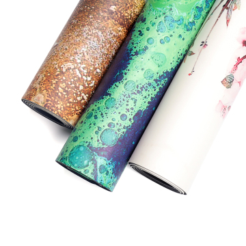 5mm Eco-friendly Non-slip Alignment line UV Printing Natural PU Rubber Yoga Mat