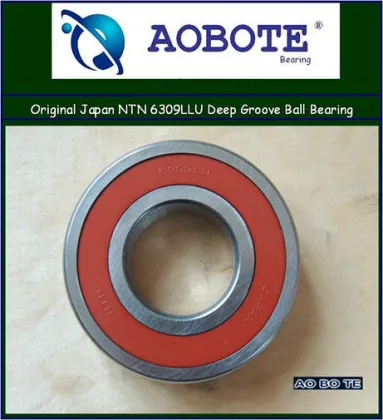 Japan Ntn 6309llu Ntn Ball Bearings Abec 5 , Deep Groove Ball Bearing