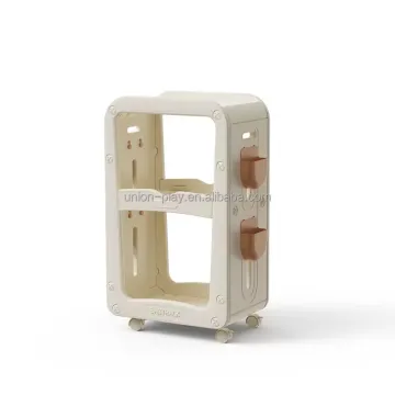 Castle Shape Kids Toy Shelf - Hot Sale Plastic Storage Cabinet