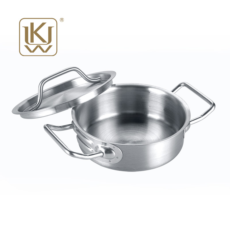 Short Body Stainless Steel Sauce Pot Set