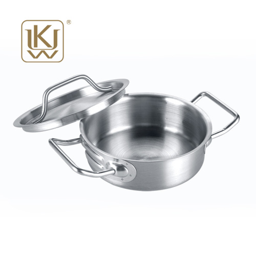 Stainless Steel Sauce Pot Set Short Body Stainless Steel Sauce Pot Set Factory