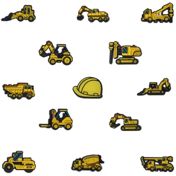 Excavator Styled Soft Rubber Shoe Charms for Clogs