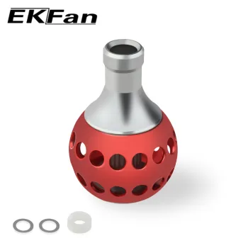 EKFan 1pc 30MM Aviation Aluminum 800-3000 Series Baitcasting Spinning Fishing Reel Handle Knob Fishing Tackle parts