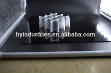 Outdoor aluminum press-lock borden grating