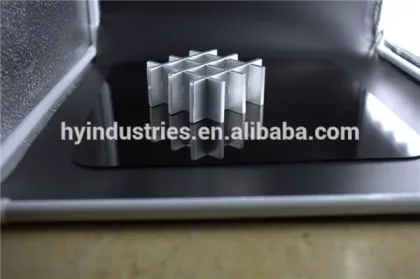 Outdoor aluminum press-lock borden grating